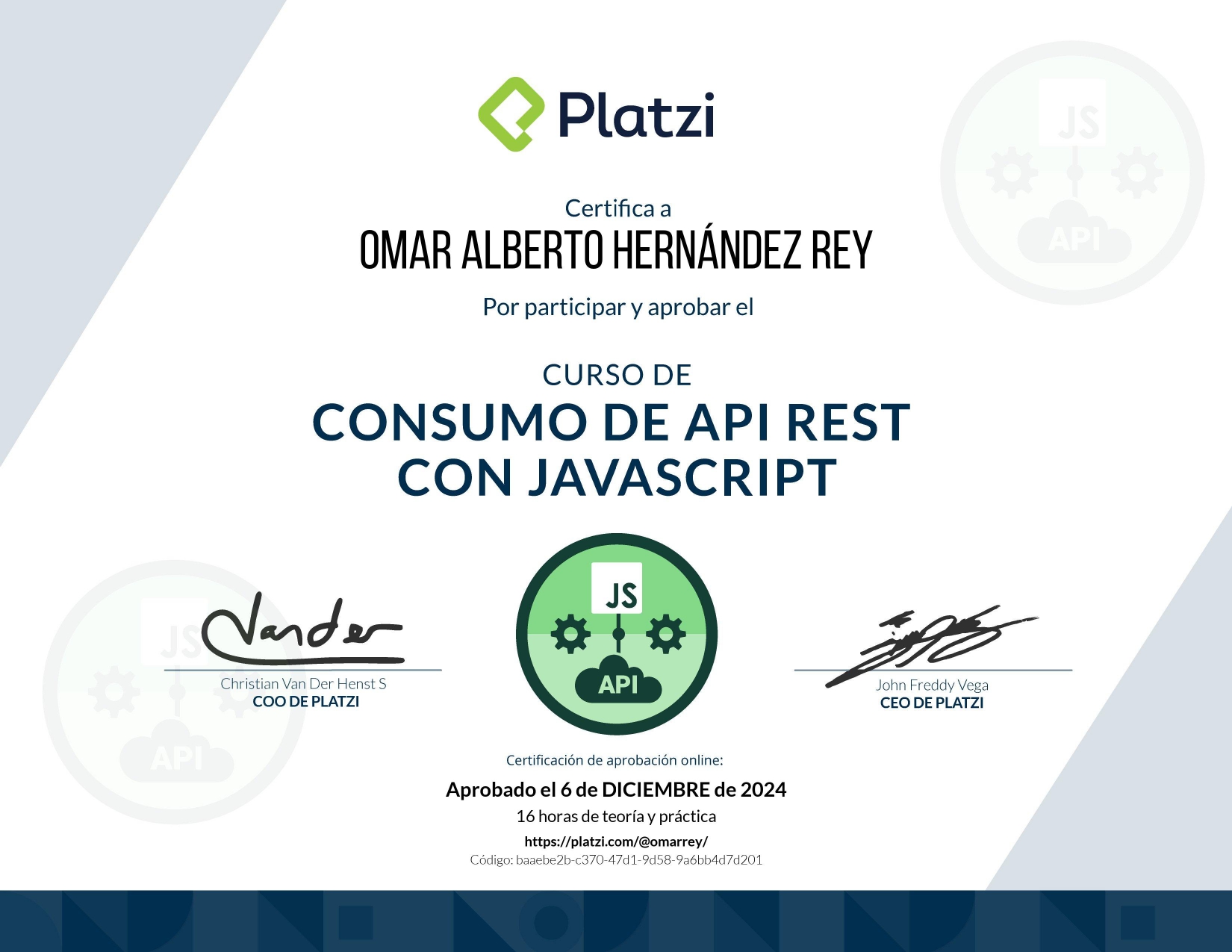 Consumo de API REST con JavaScript