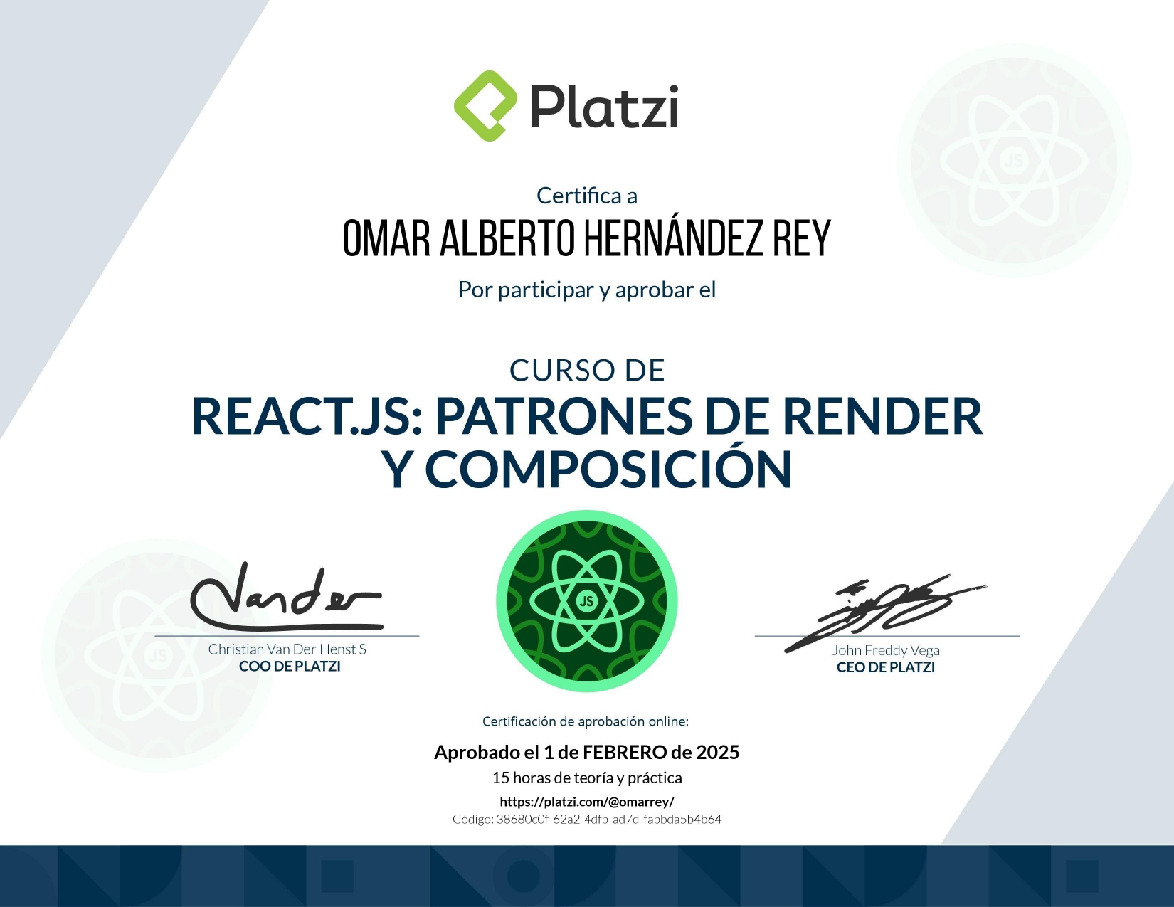 Curso de React.js: Patrones de Render y Composición